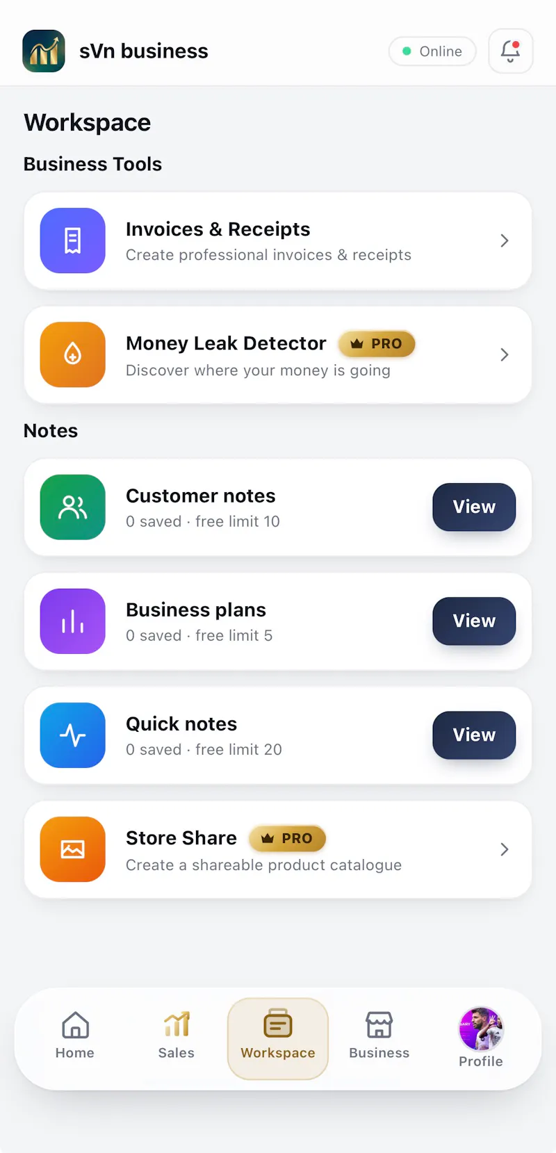 sVn Business screenshot 3