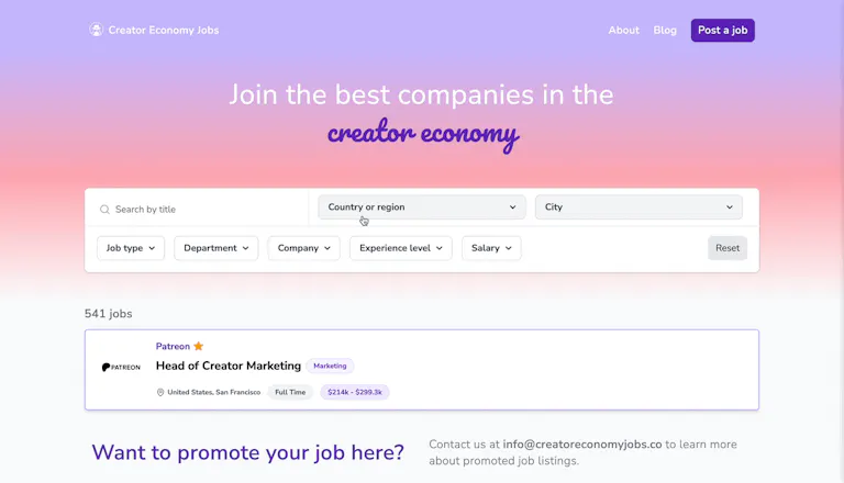 Creator Economy Jobs gallery image
