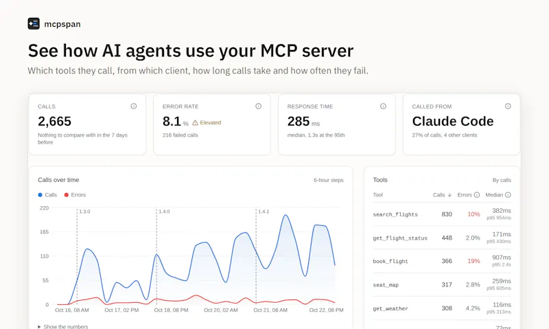 mcpspan screenshot 1