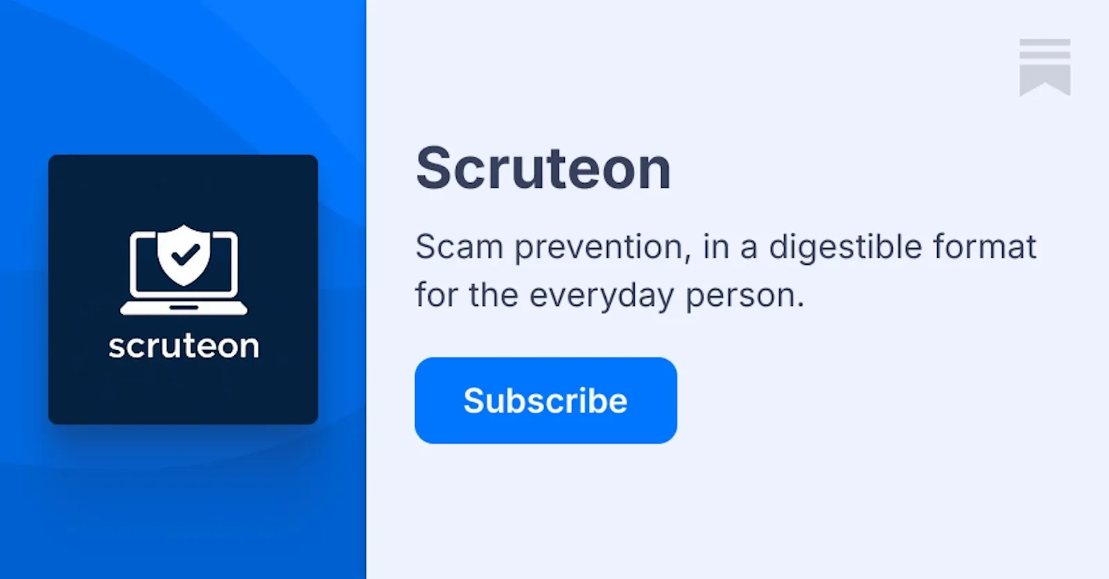 Scruteon screenshot 1