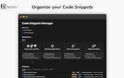 Code Snippets Manager media 2