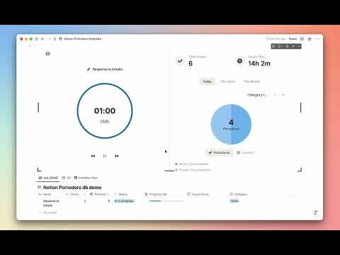 Notion Pomodoro gallery image