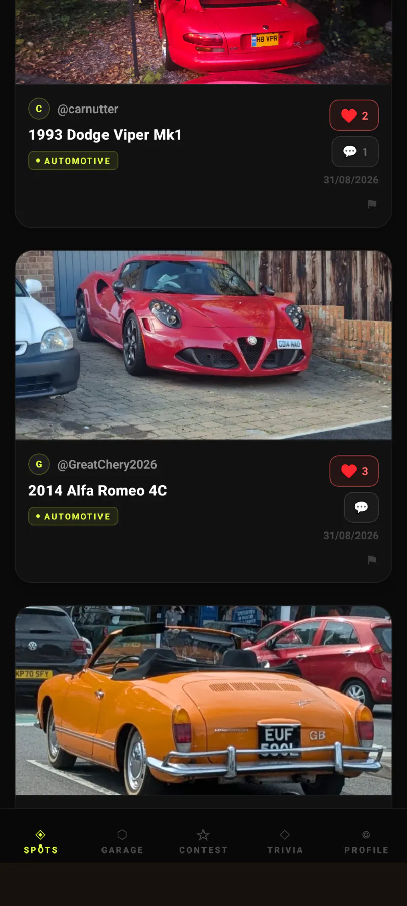 Spotly - Car Spotting gallery image