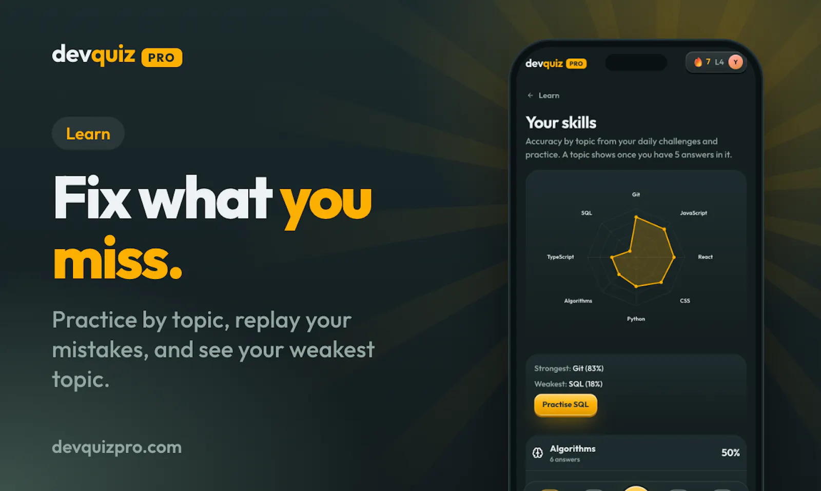 DevQuiz Pro screenshot 3