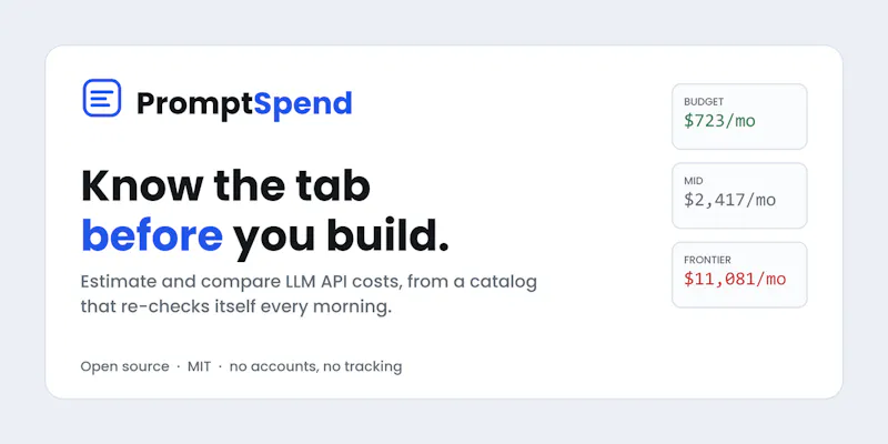 PromptSpend screenshot 1