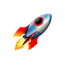 Rocket Emoji logo