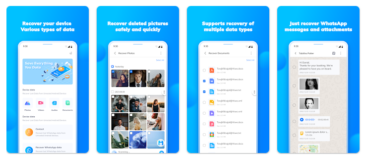 Ultfone Androidデータリカバリ - 削除された写真、ファイル、WhatsAppチャットなどを回復します。メディア1