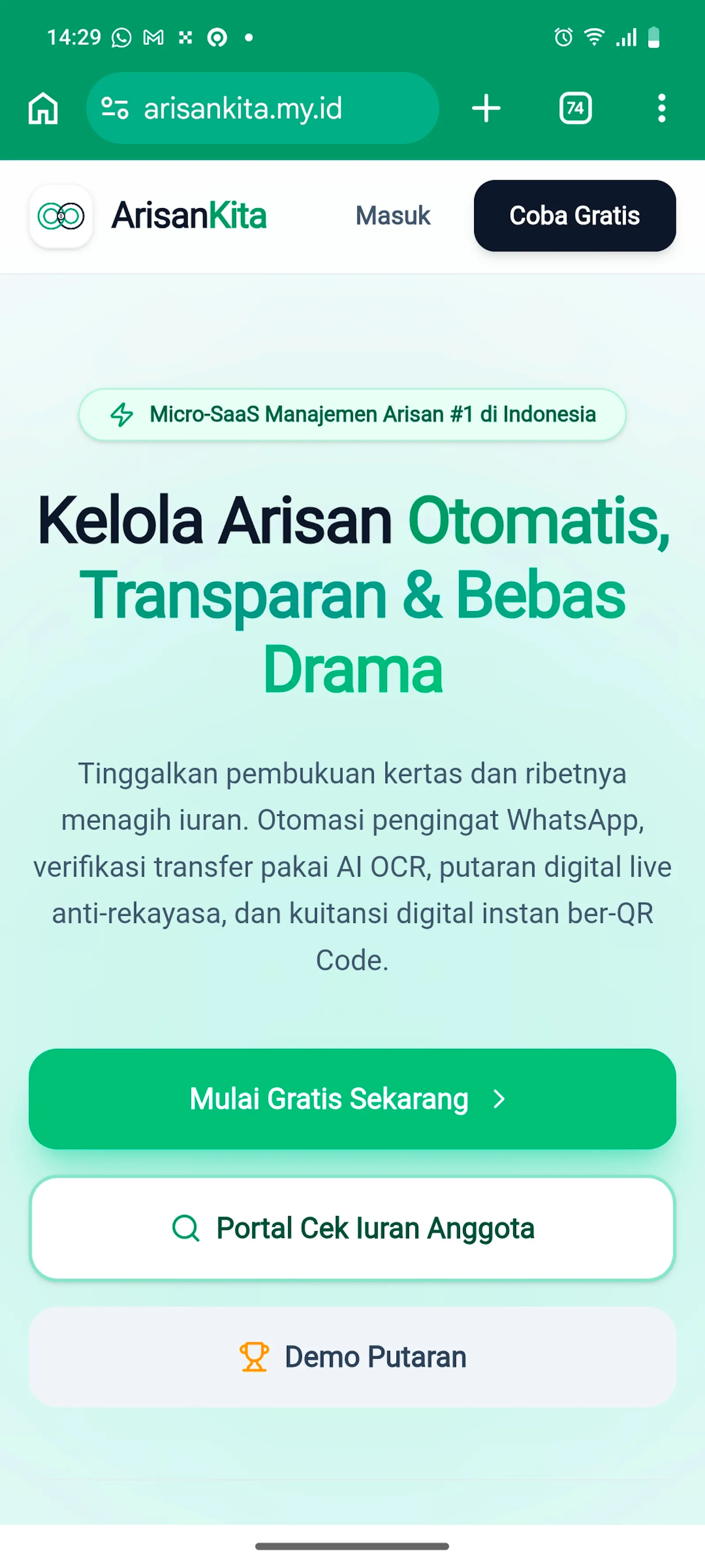 ArisanKita screenshot 2