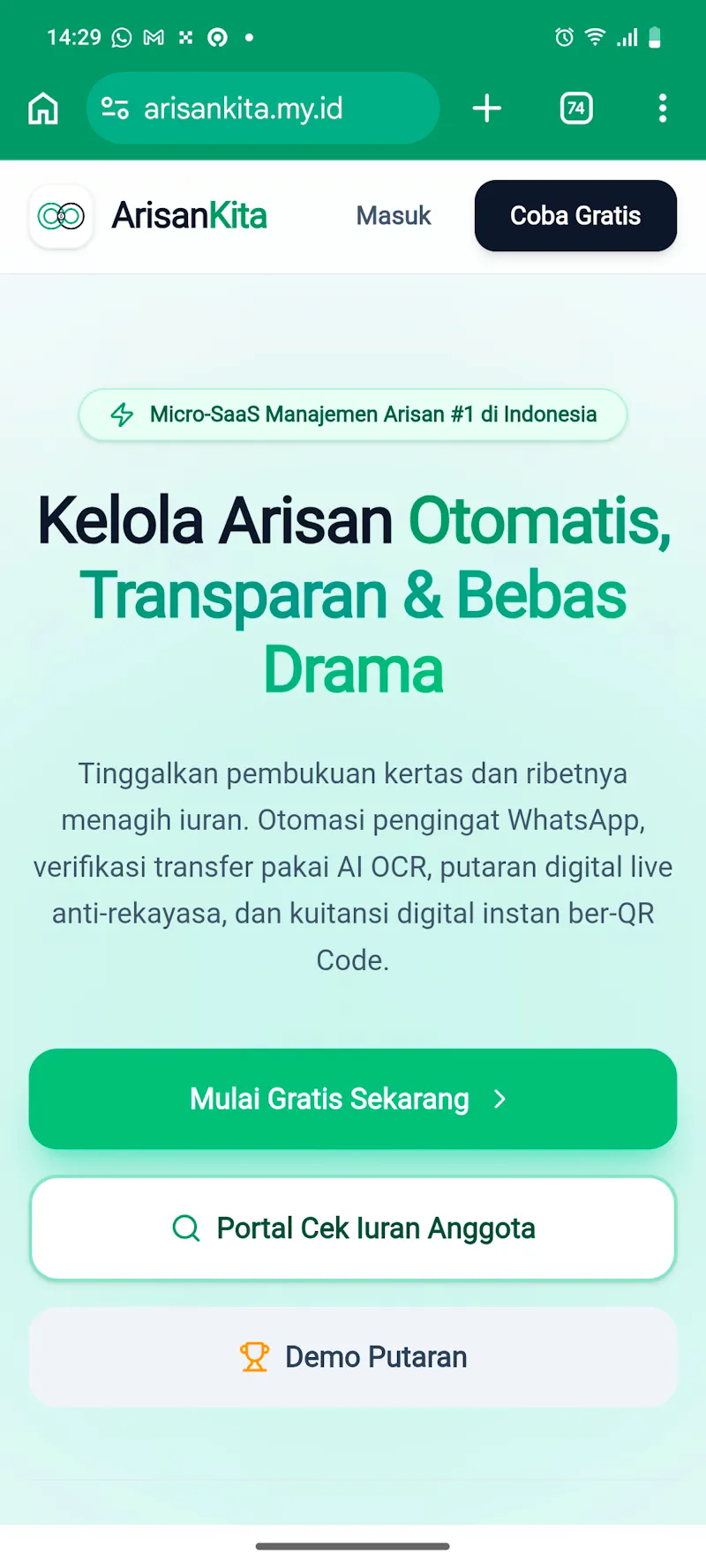 ArisanKita screenshot 2