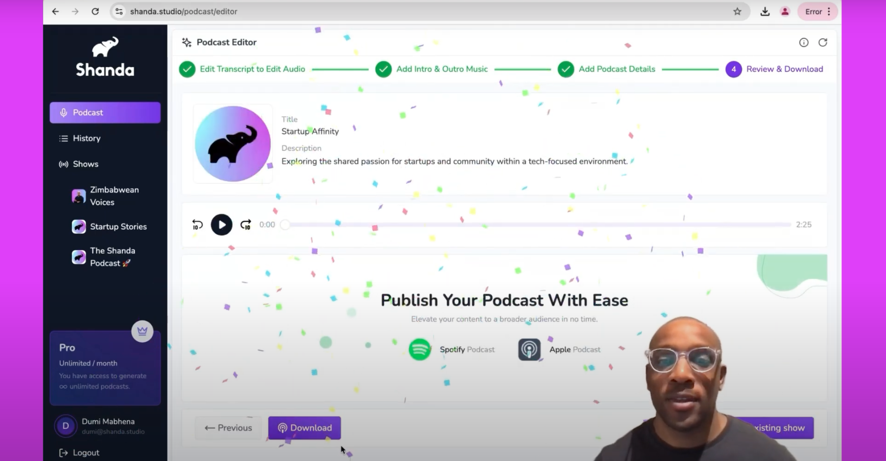 Arbeitsstudio - Die intuitive Podcasting -Plattform für Wissensschöpfer Medien 4