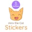Himi the Cat Stickers for GBoard