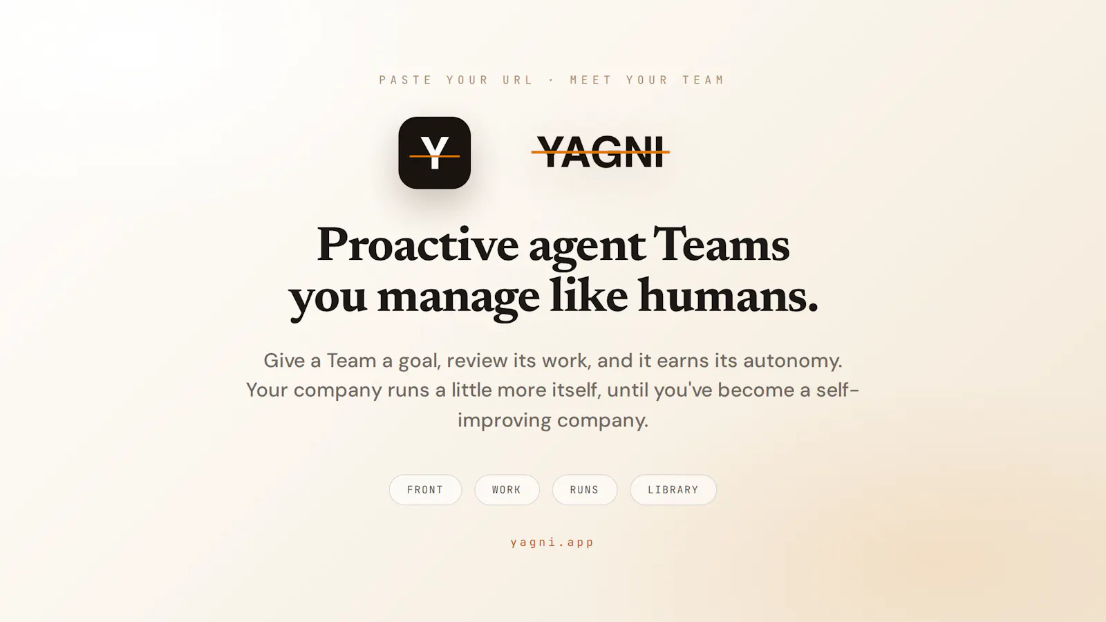 YAGNI screenshot 2
