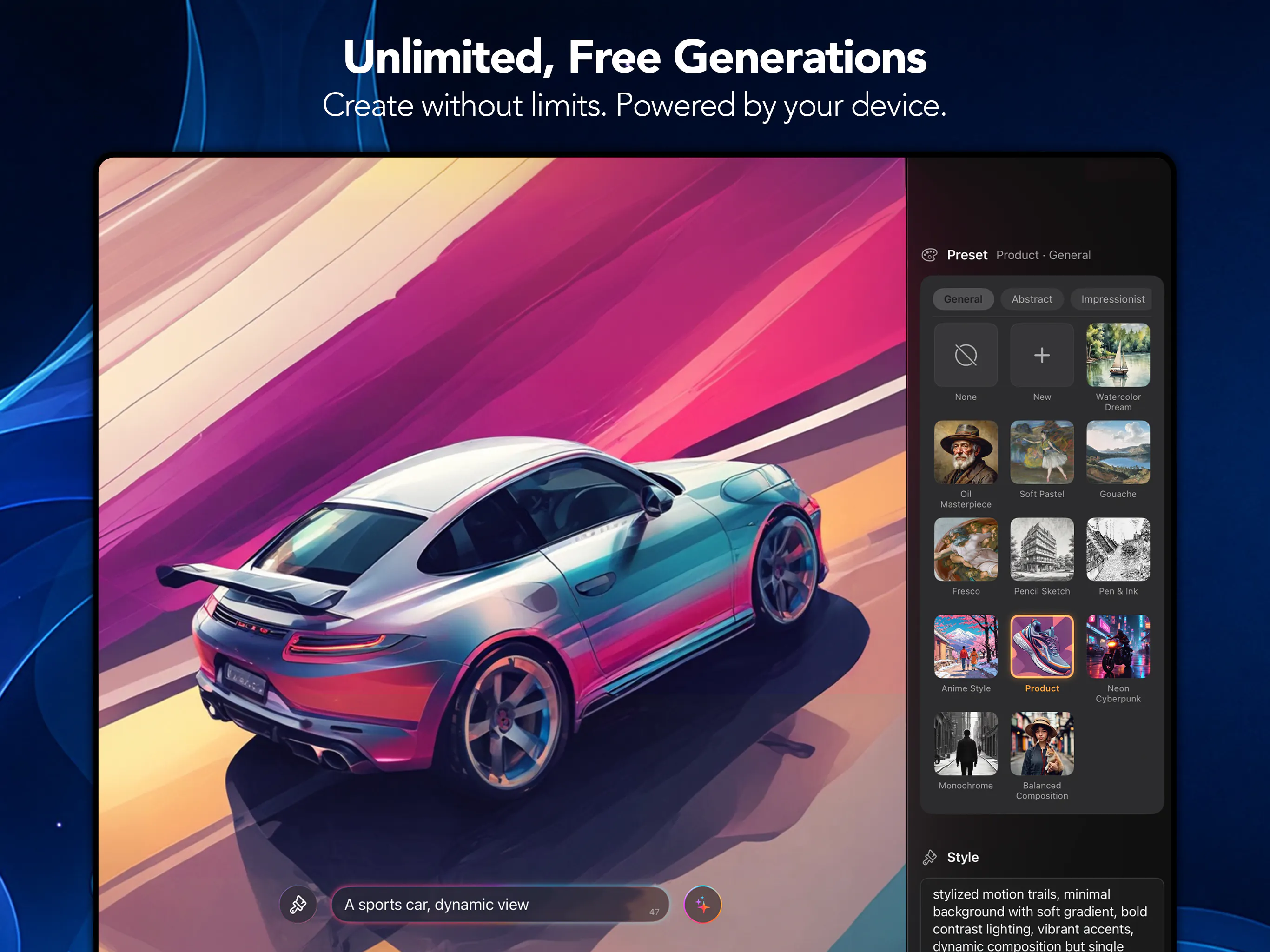 ProFuse: AI Art Generator gallery image