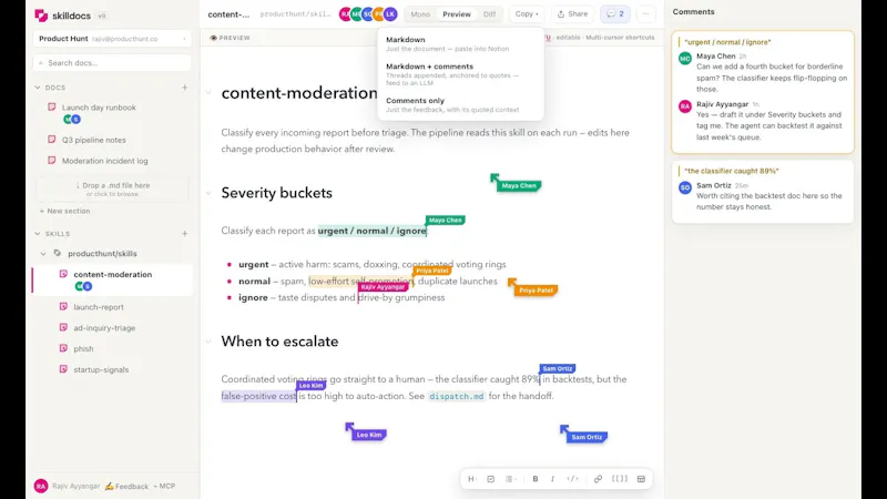 Skilldocs screenshot 1 (video preview)