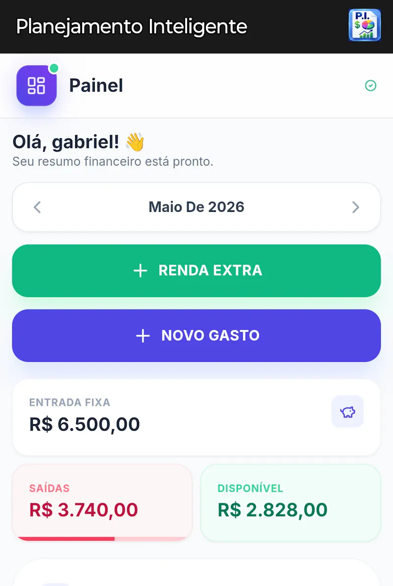 Planejamento Inteligente screenshot 1