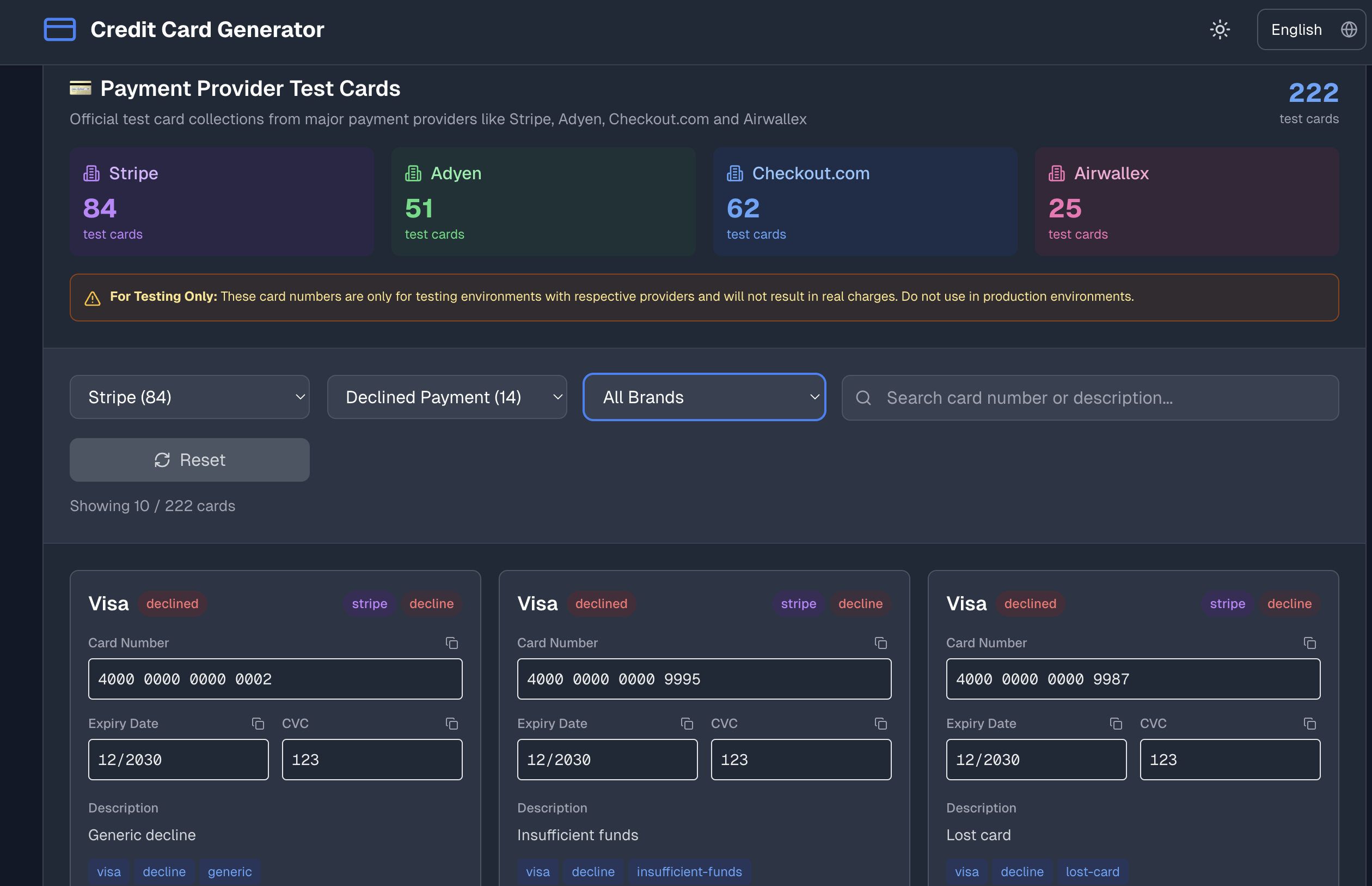 Credit Card Generator gallery image