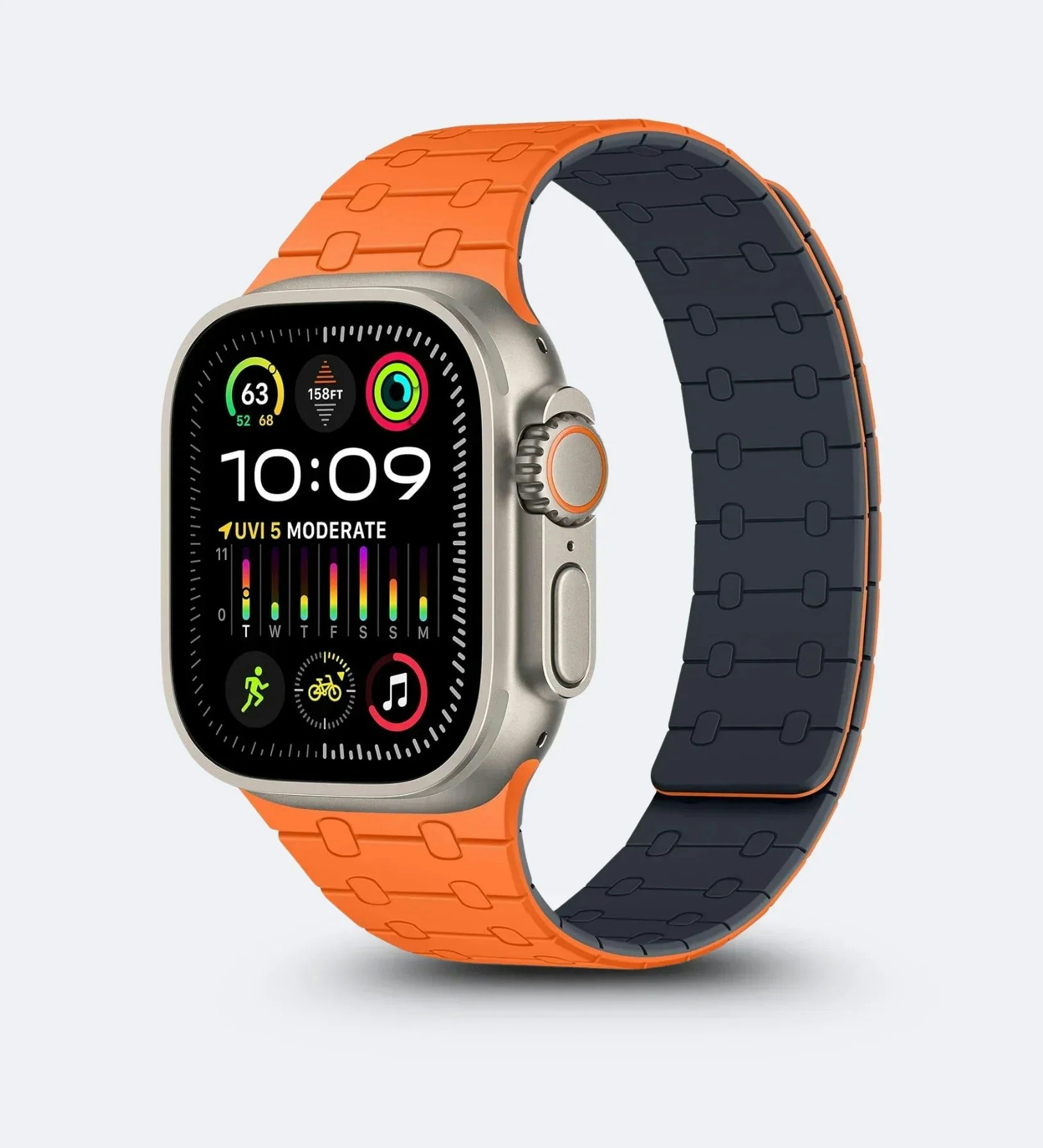 Creslia Magnetic Link Silicone Band  gallery image
