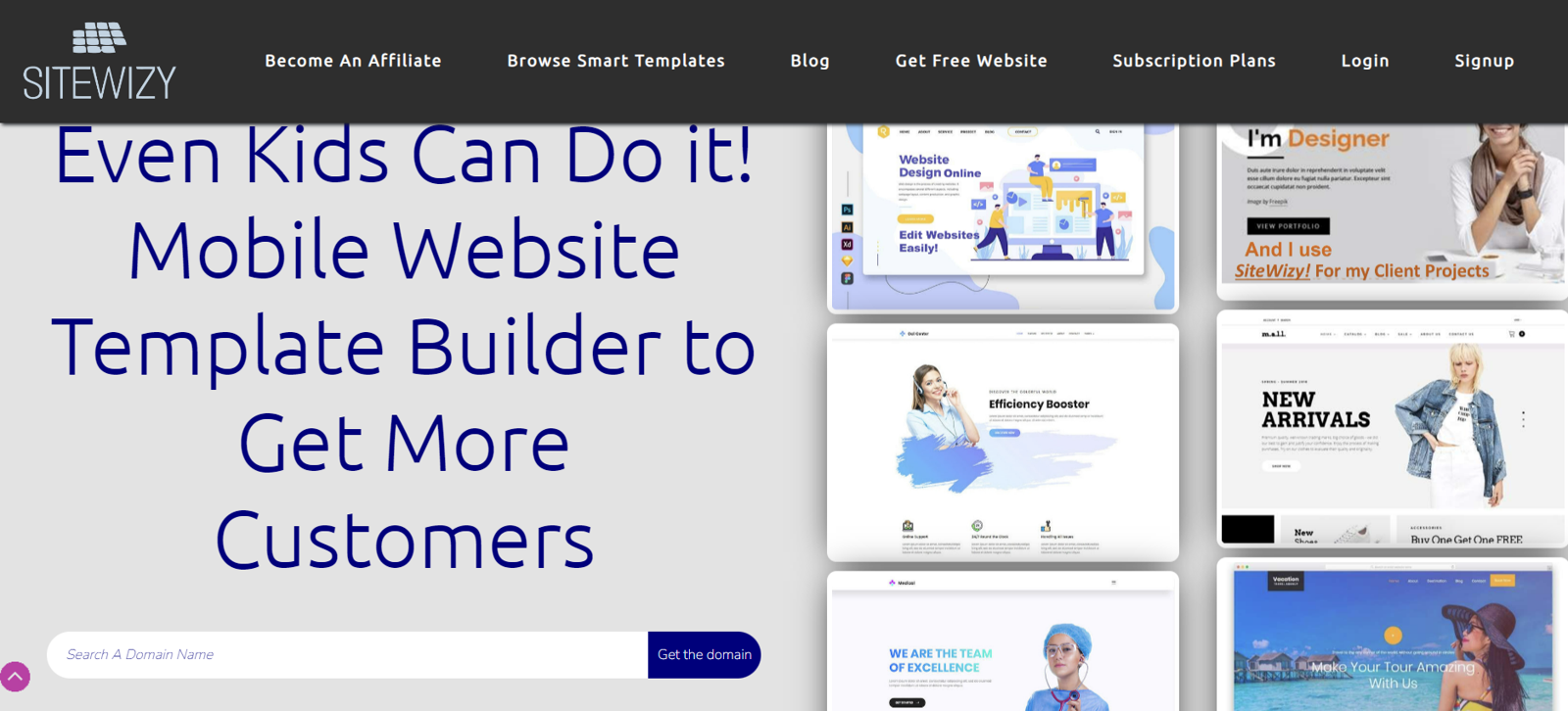 SiteWizy - Лучшая комплексная платформа электронной коммерции Builder DIY медиа 3
