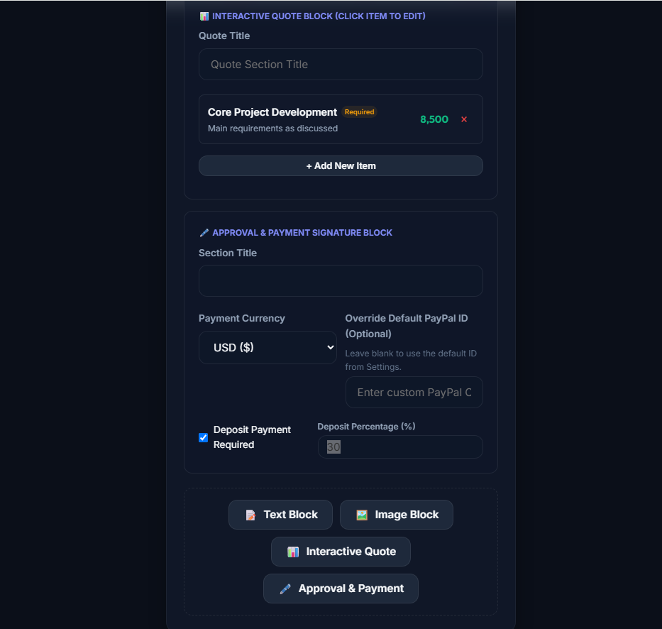 SmartProposal gallery image