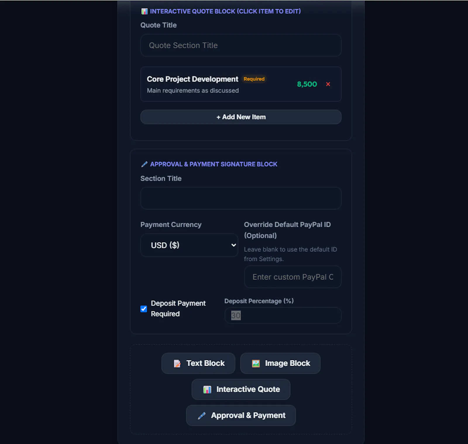 SmartProposal screenshot 3