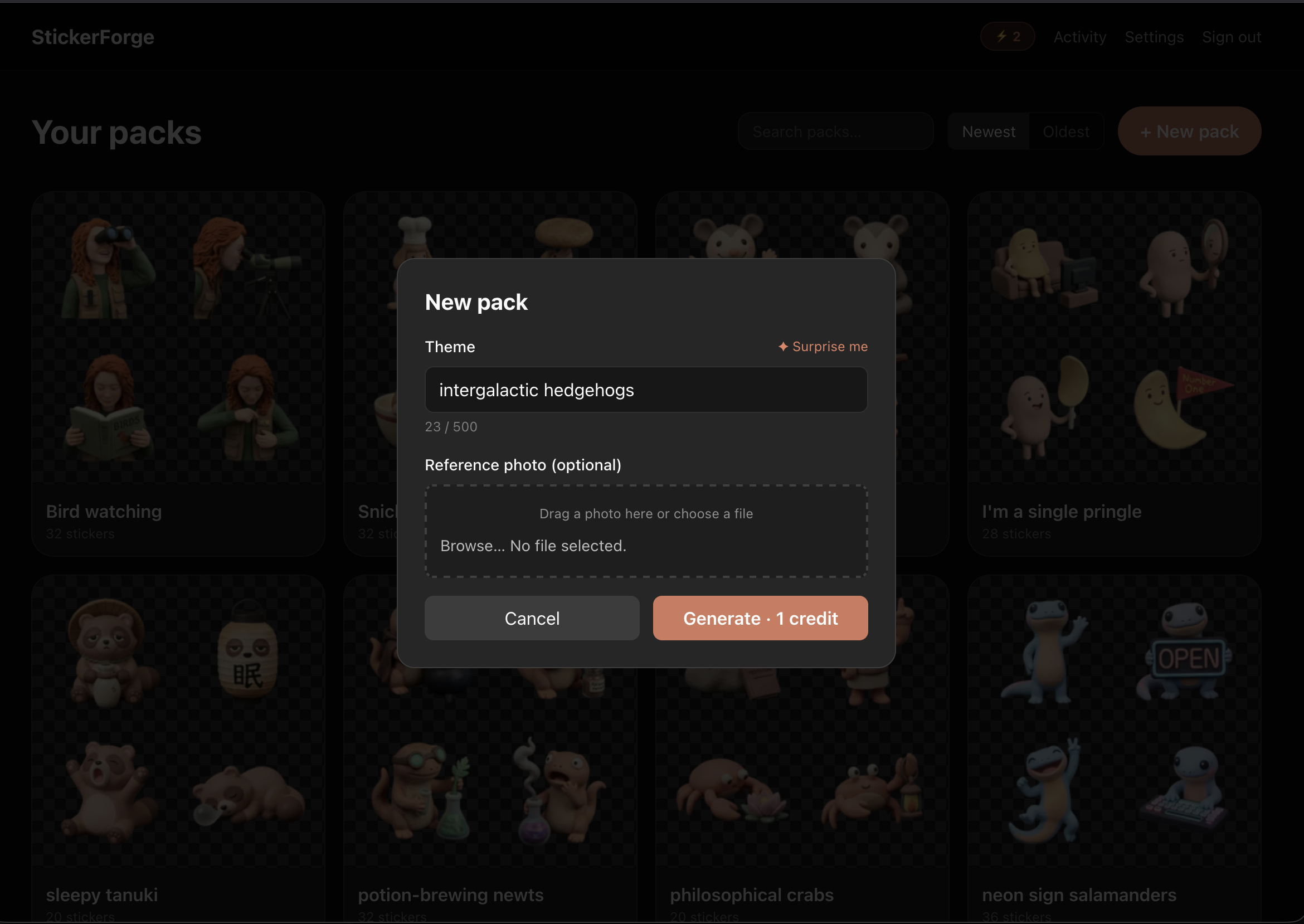 StickerForge gallery image