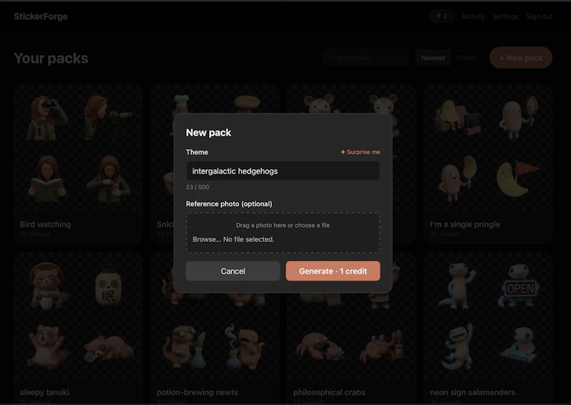 StickerForge screenshot 2