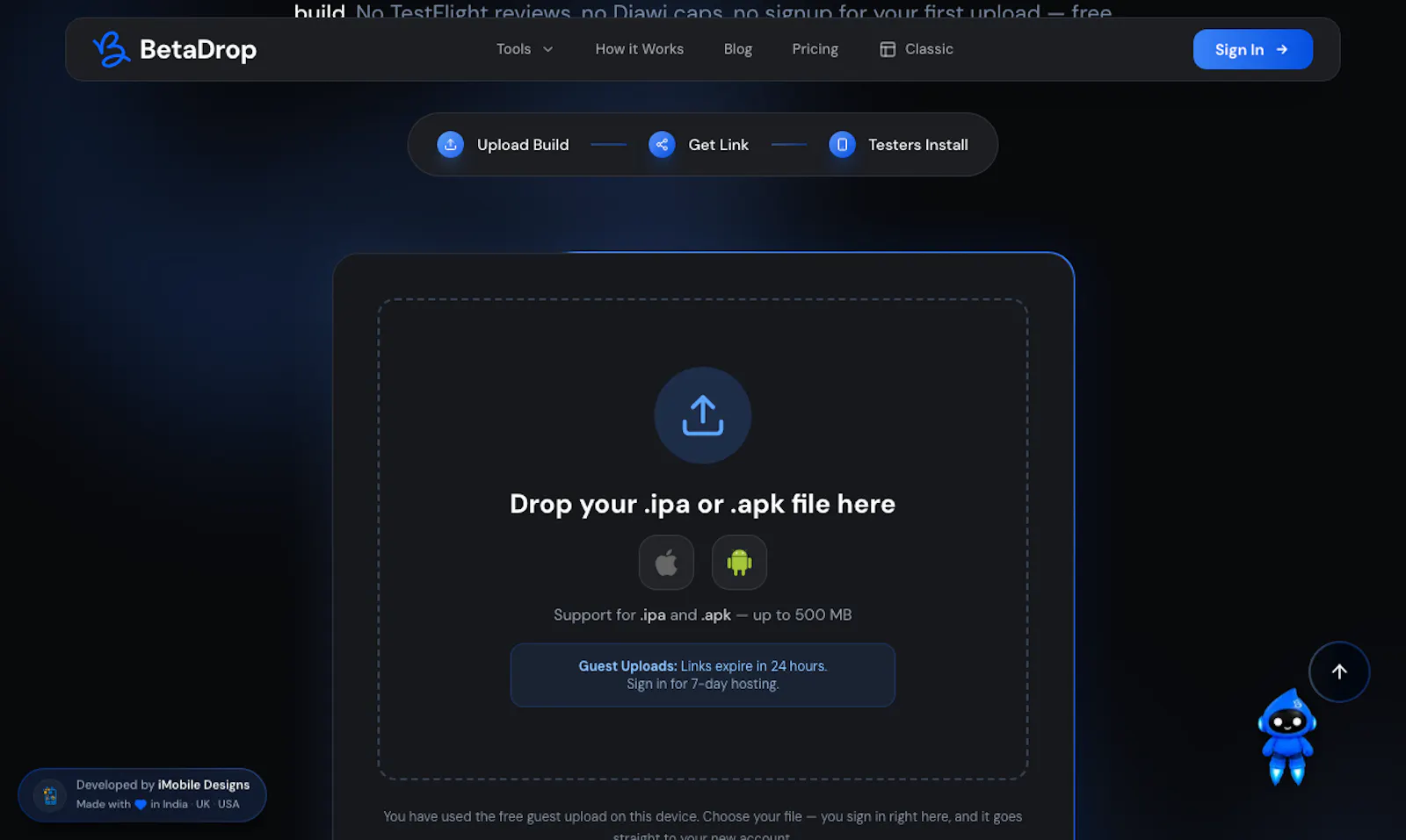 BetaDrop.app screenshot 4