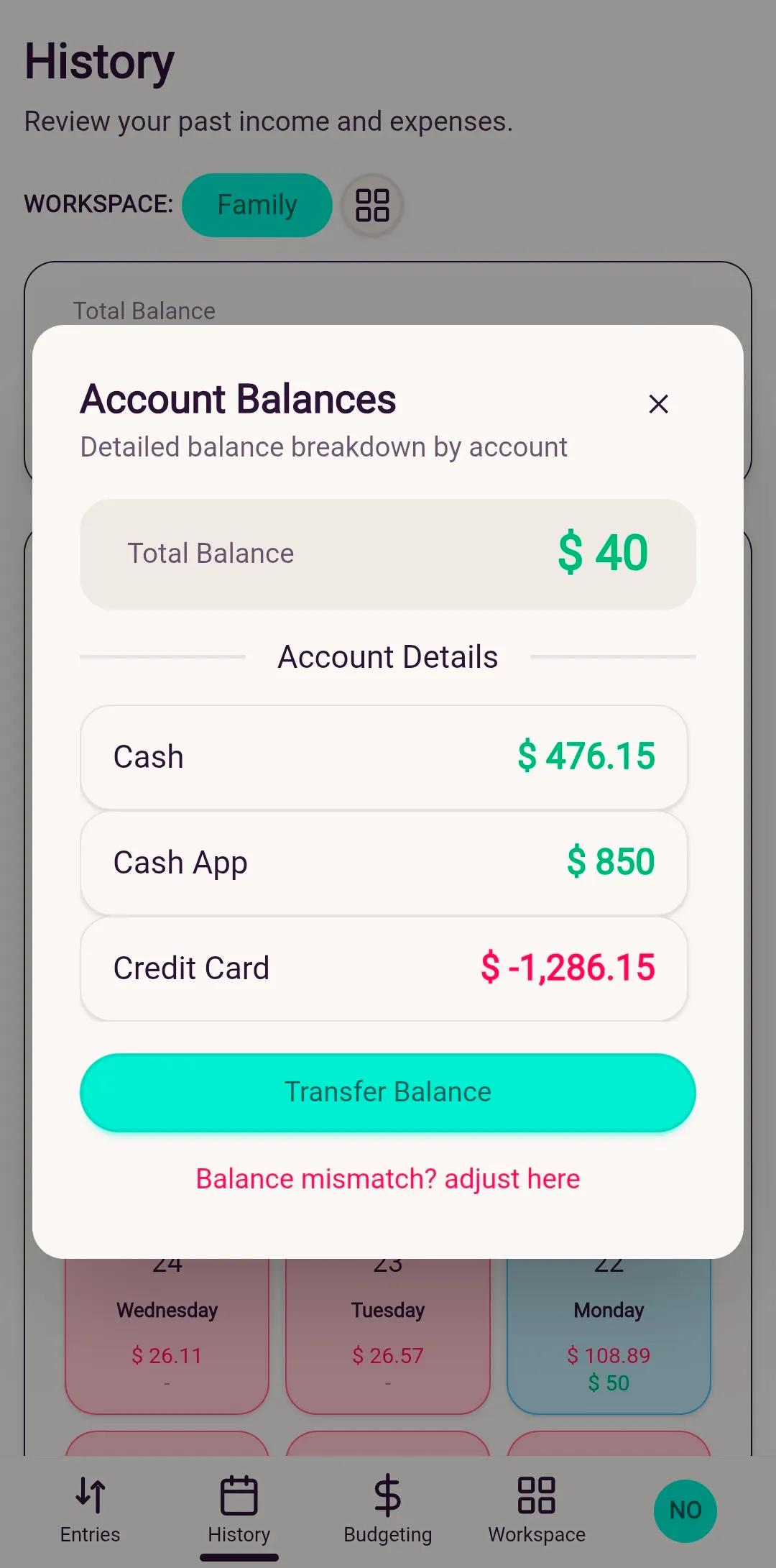 Zherani: Shared Money Manager gallery image