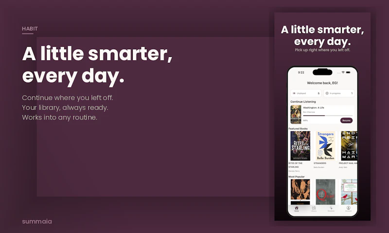 Summaia: AI Book Summaries screenshot 3