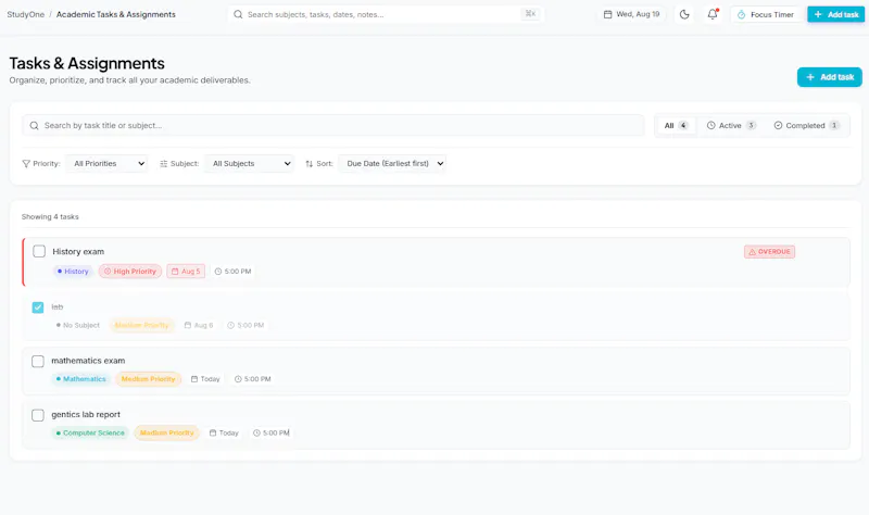 StudyOne screenshot 4