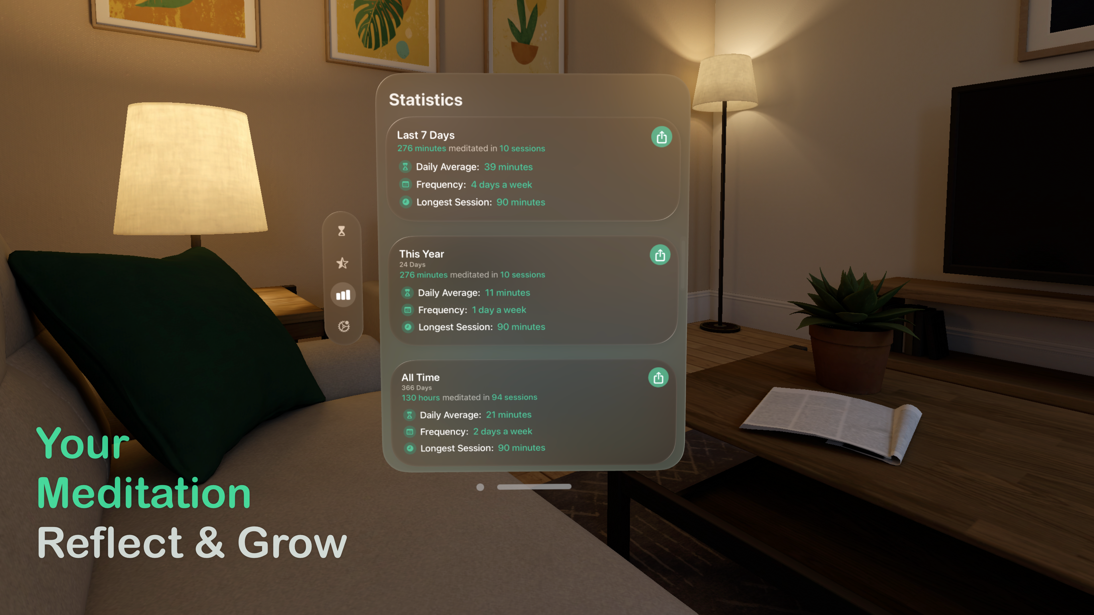 Zenitizer для Apple Vision Pro - Медитировать в Visionos медиа 6