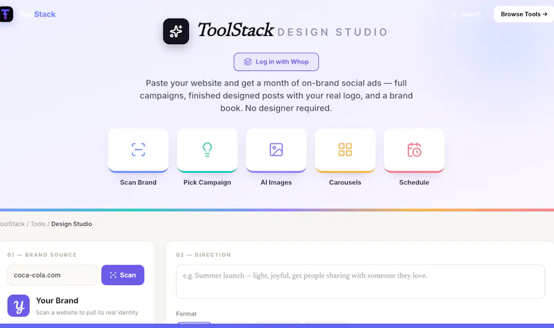 ToolStack Design Studio screenshot 2