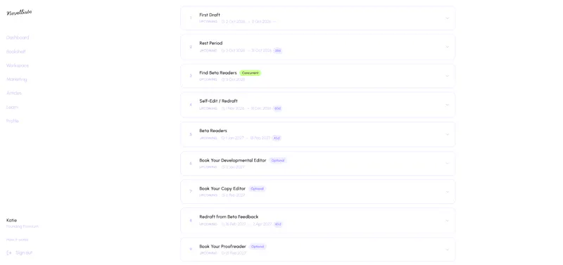 Novellisto screenshot 2