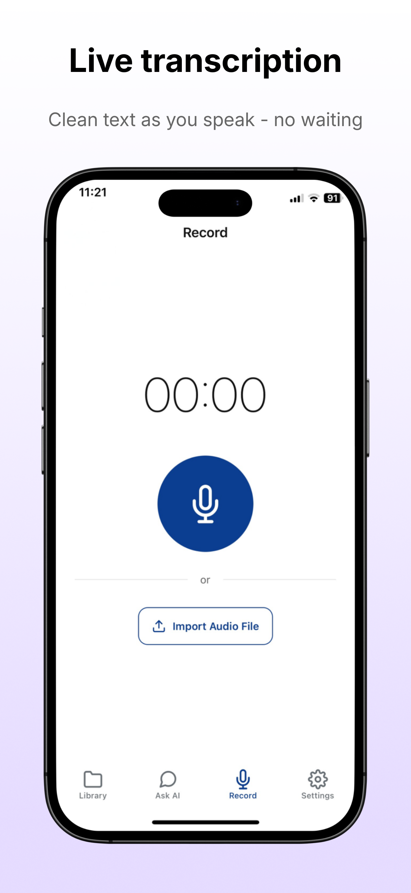 ClearScribe AI - Screenshot 2 showing product features and functionality