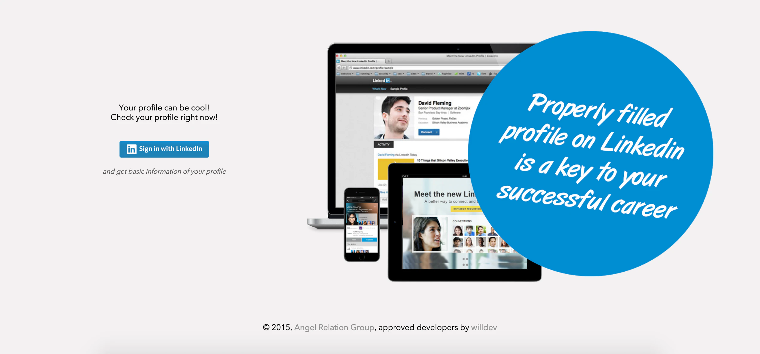 Scan.bio - simple tool for upgrade your LinkedIn profile.