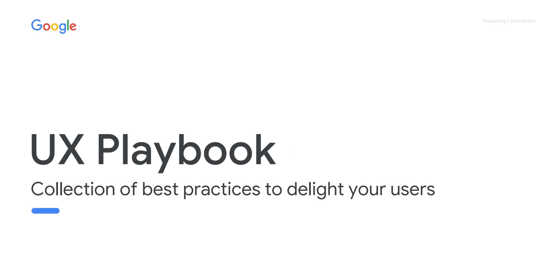 Secret Google UX Playbooks gallery image