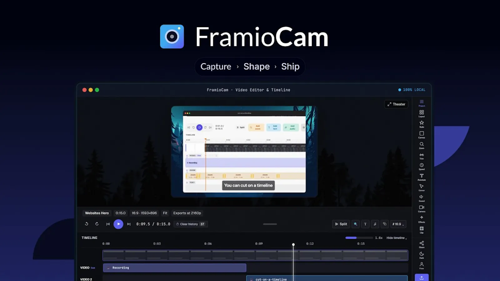 FramioCam screenshot 1 (video preview)
