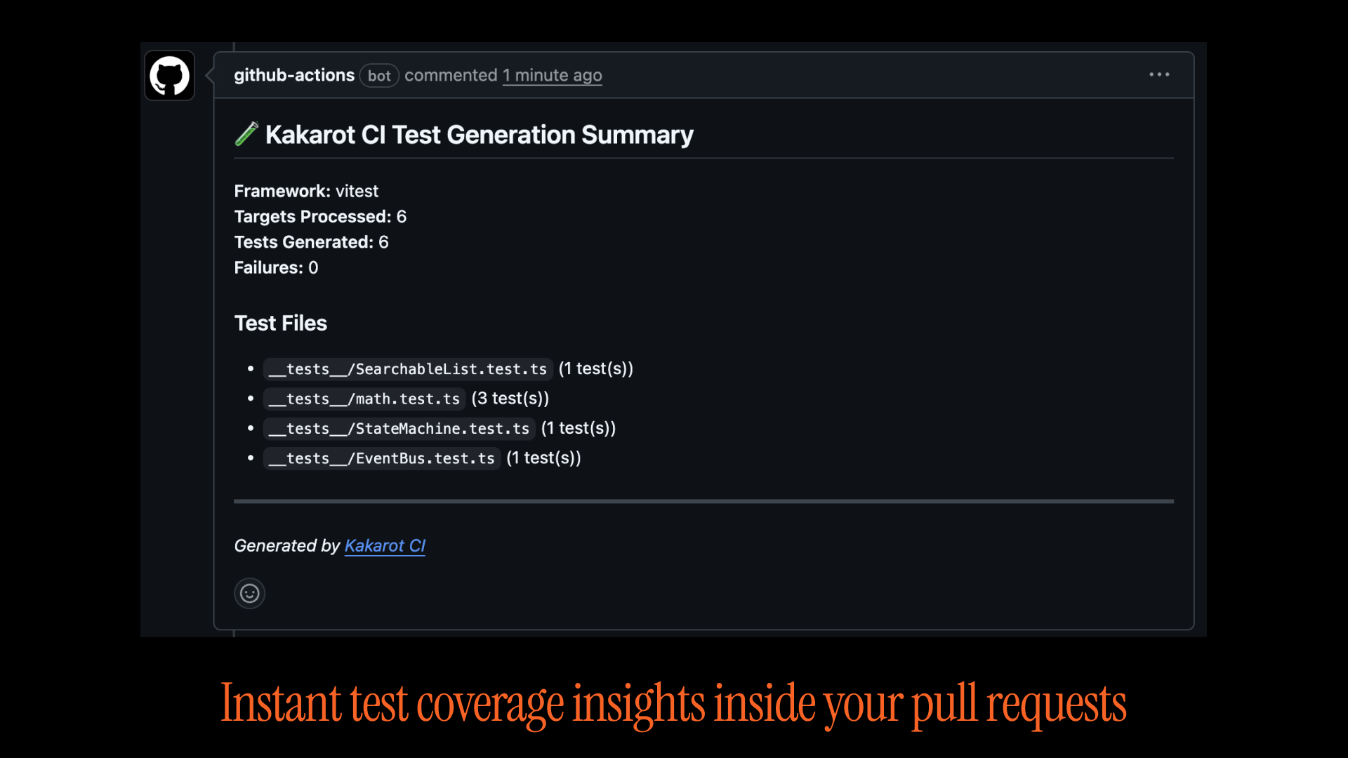Kakarot CI - Screenshot 3 showing product features and functionality
