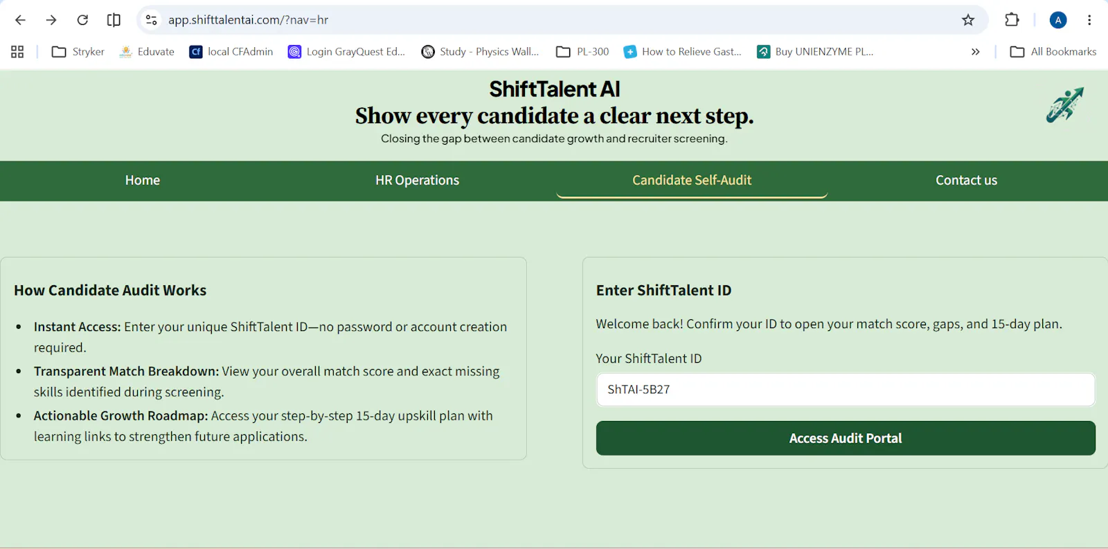 ShiftTalent AI screenshot 1