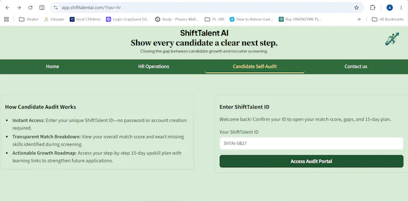 ShiftTalent AI screenshot 1