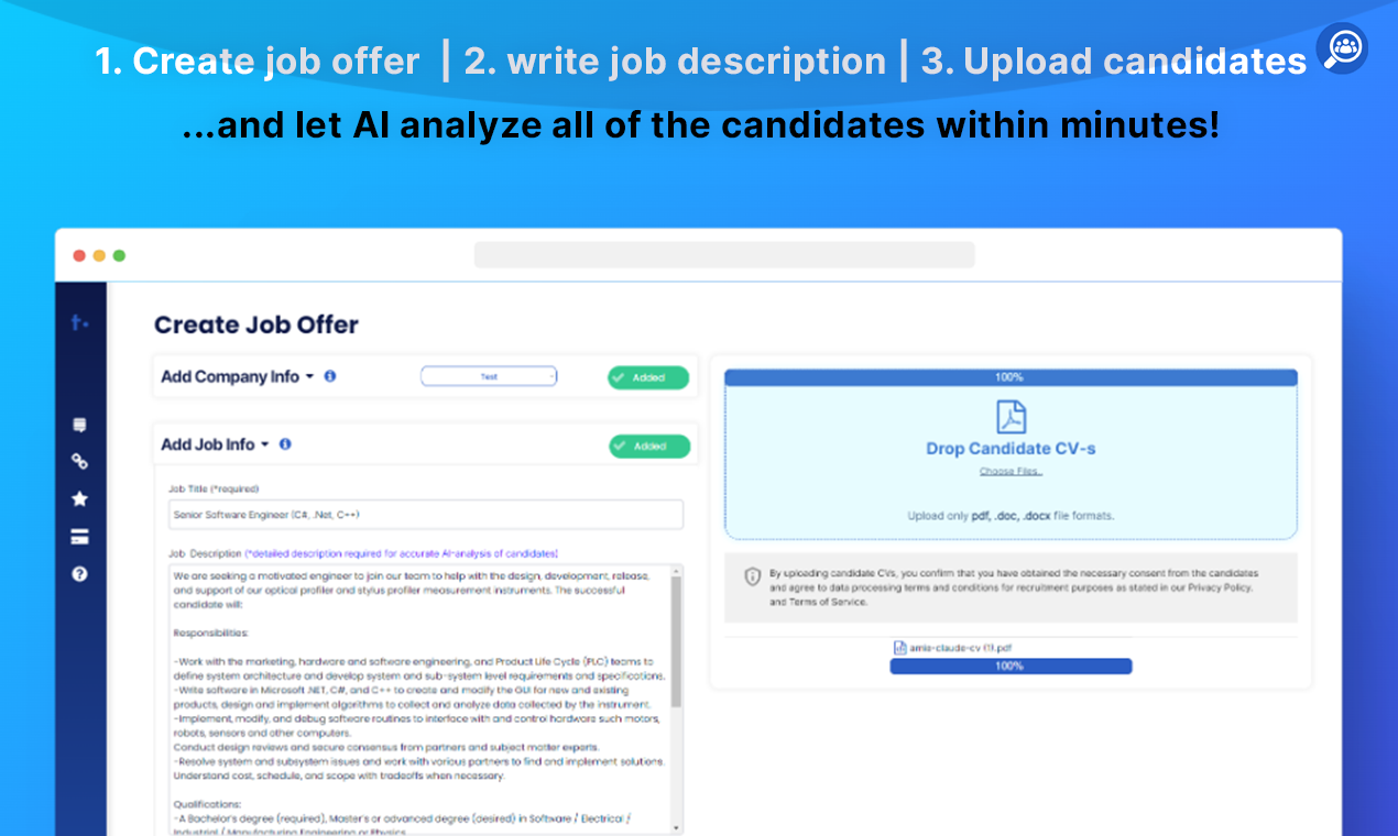Talentscreener.ai - 후보자 선별을 규모로 자동화합니다 미디어 4