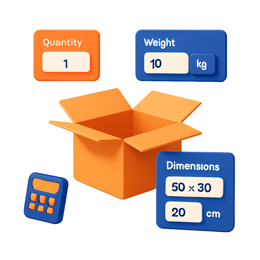 Média Calculatrice de Triwich CBM - Outil de volume de conteneur rapide 1