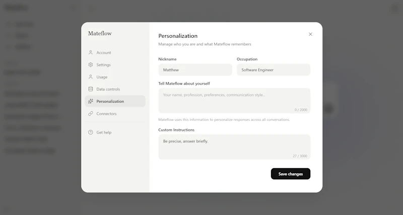 Mateflow screenshot 8