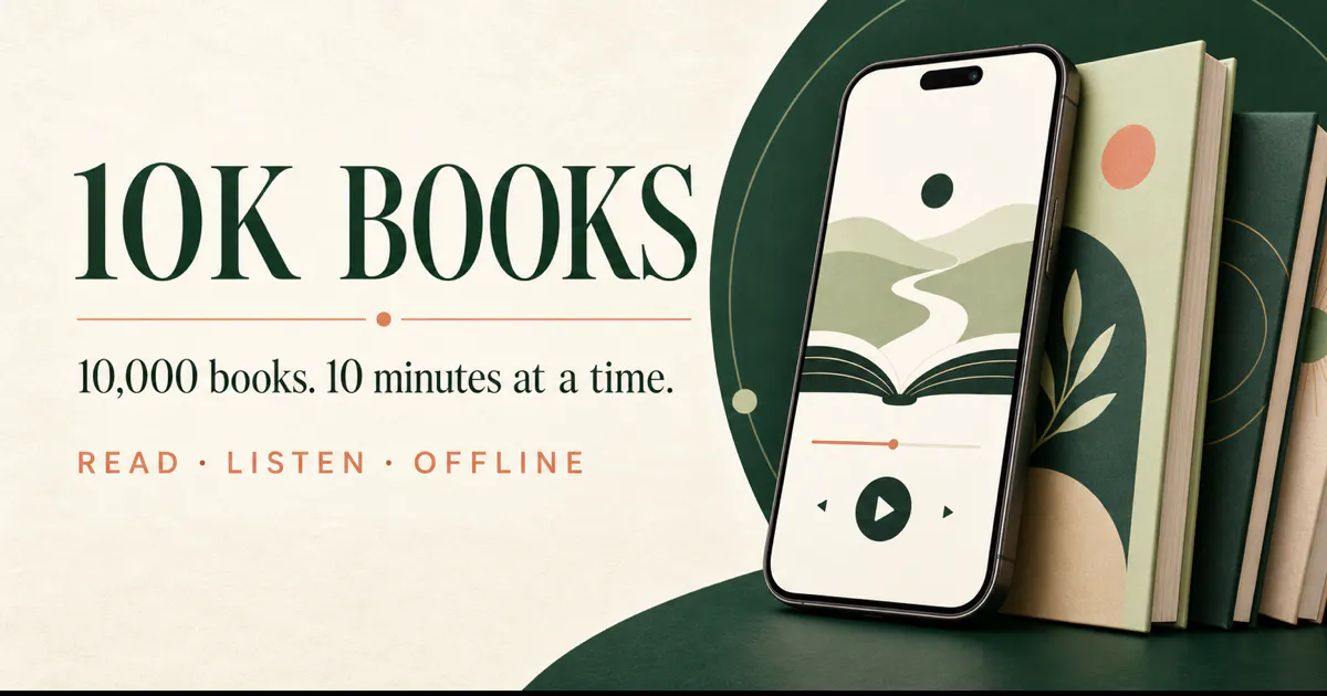 10K Books: 10K Books. 10 Minutes a Day. gallery image
