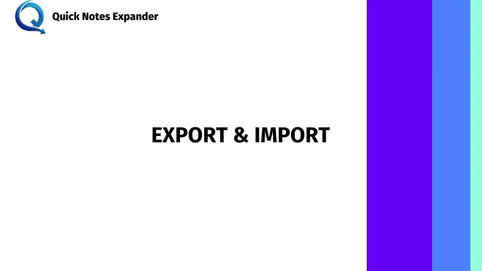Quick Notes Expander screenshot 1 (video preview)