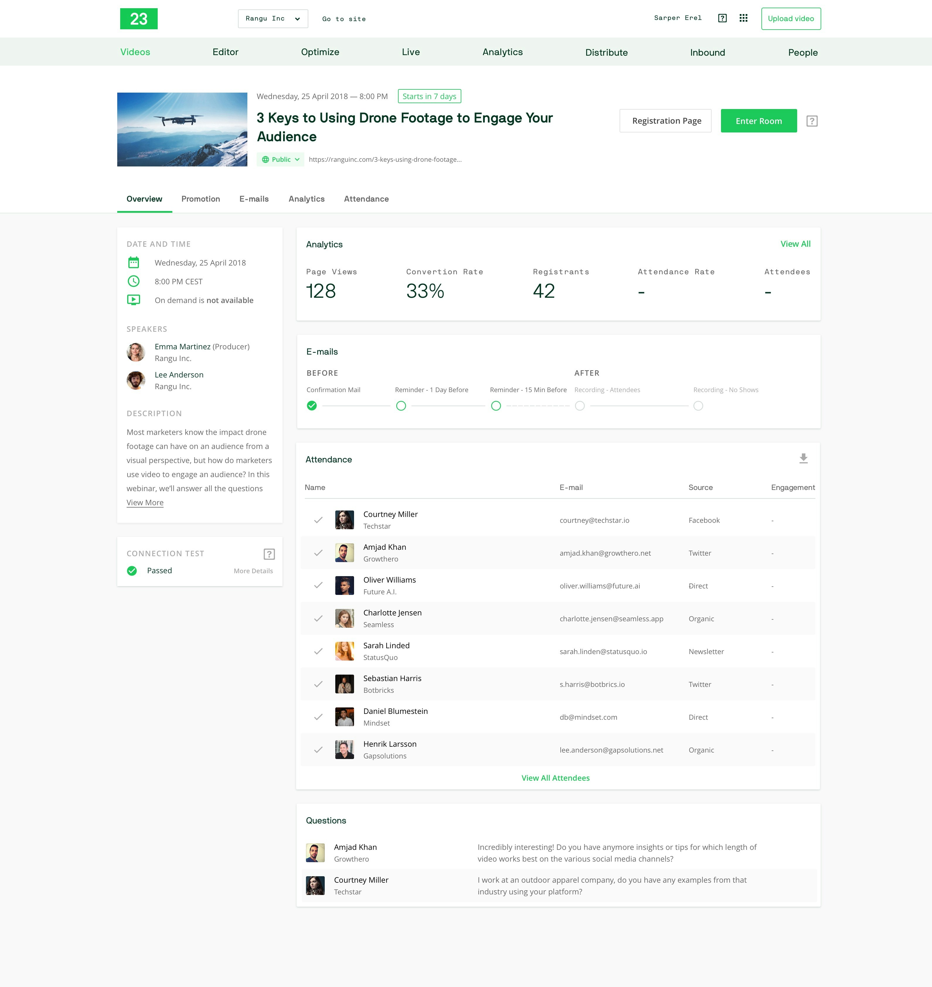 TwentyThree Webinars gallery image