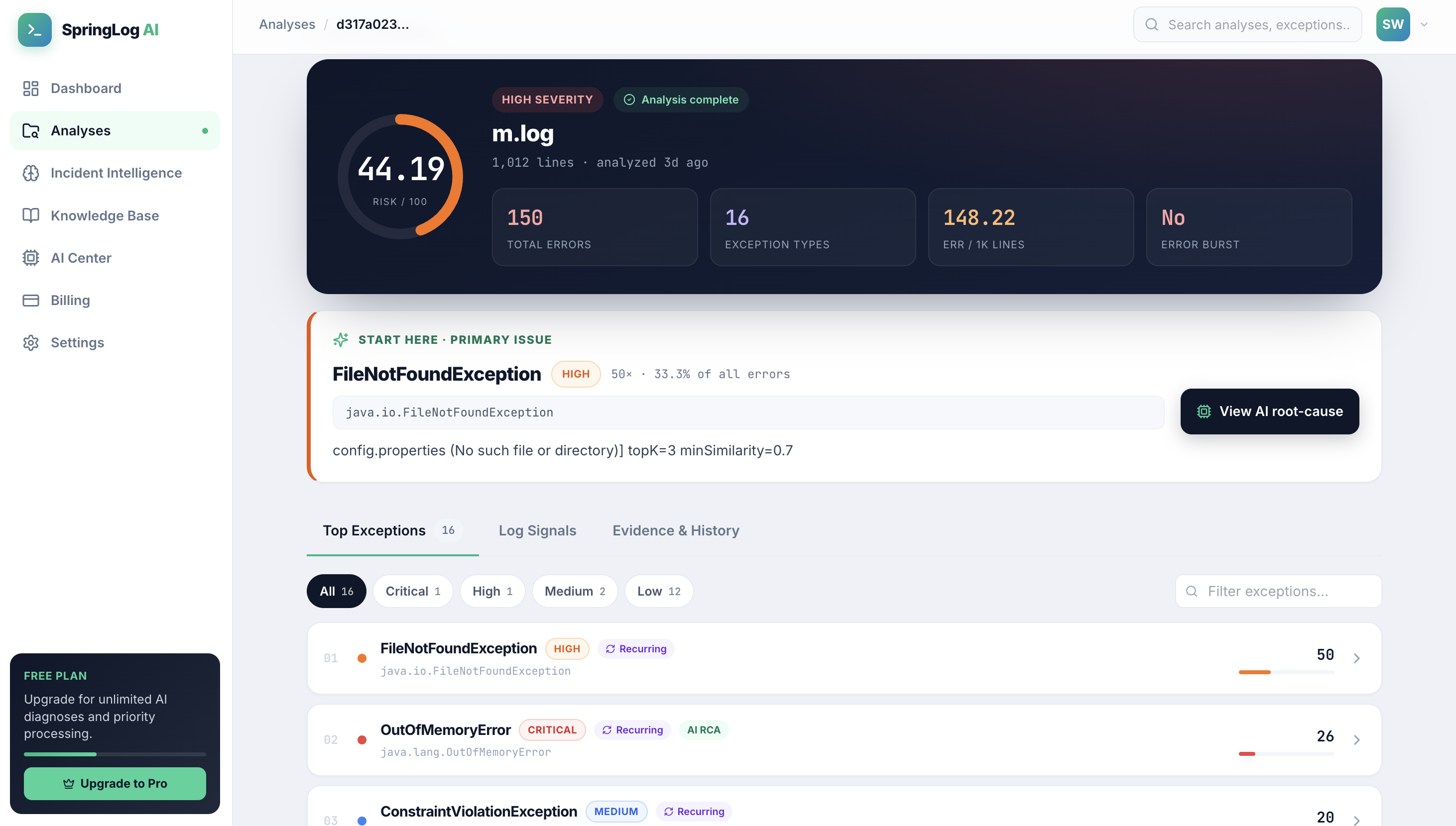 LogAnalyzer AI gallery image