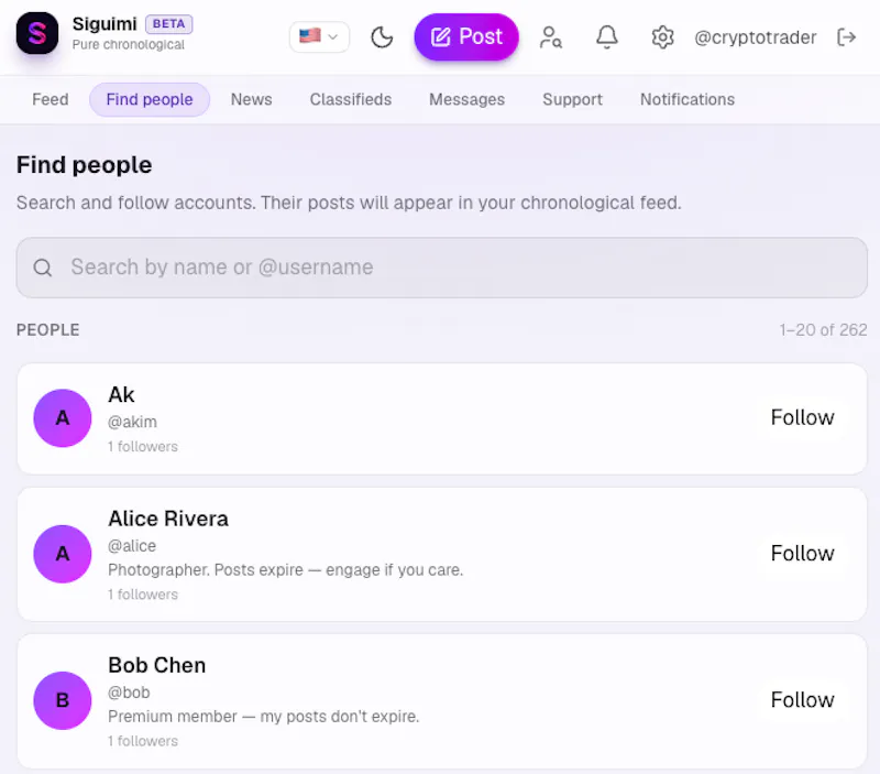 Siguimi screenshot 5