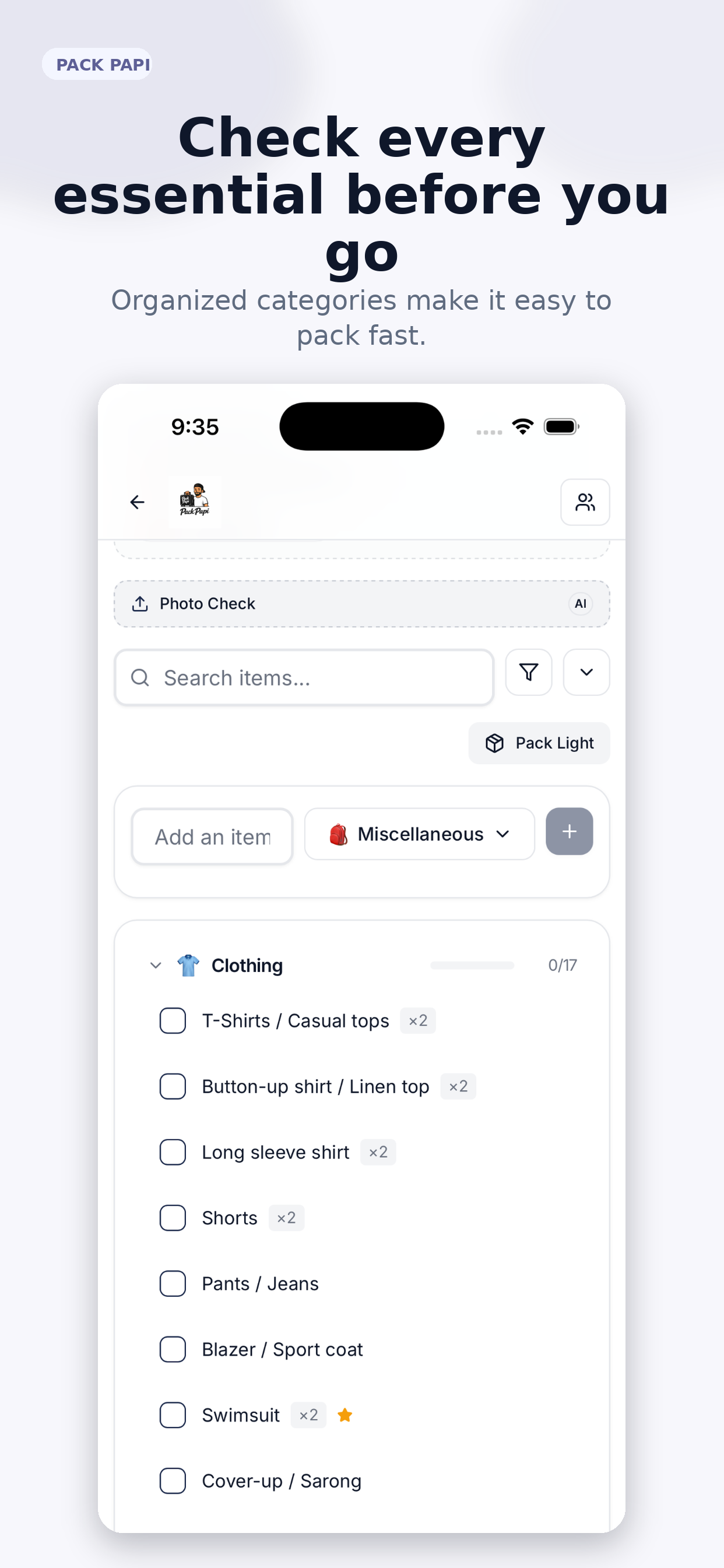 Pack Papi gallery image