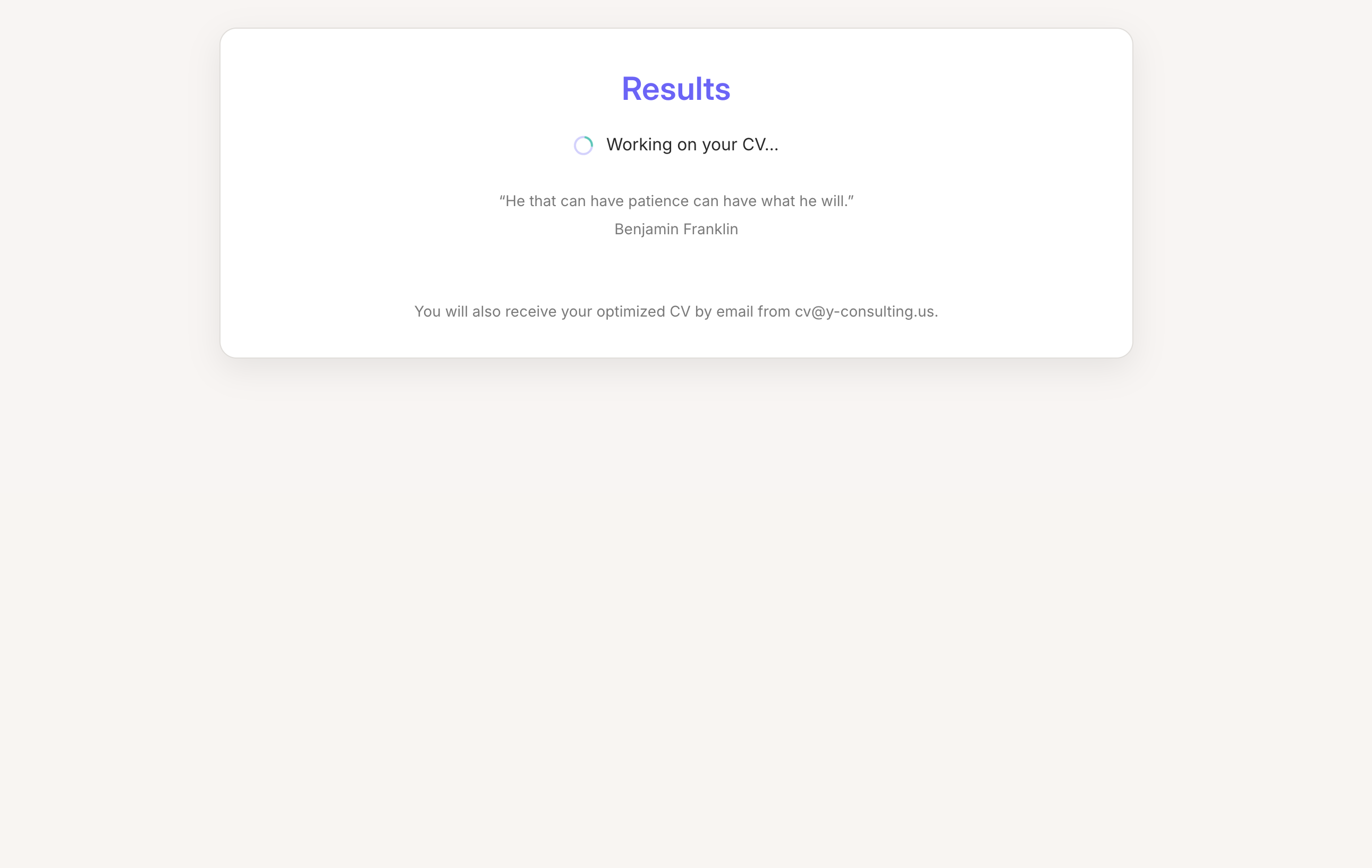 AI CV Optimizer - Screenshot 3 preview